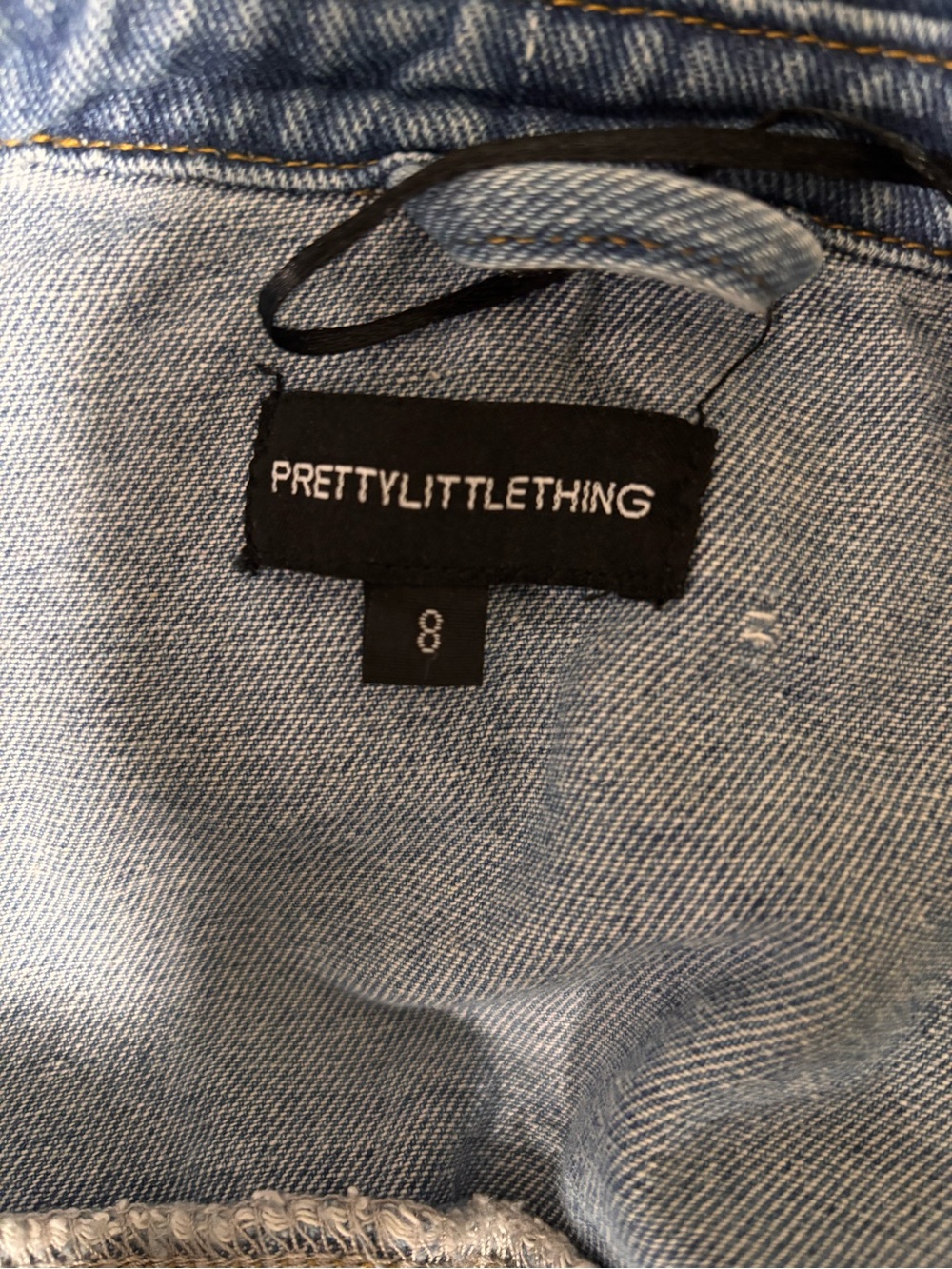 PrettyLittleThing Blue Denim Button-Front Shirt Dress Size 4 - Picture 14 of 16